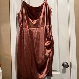 Sleek Satin Slip Dress